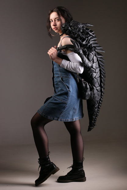 Dragon Backpack with Removable M-wings and Customizable Design. American version.