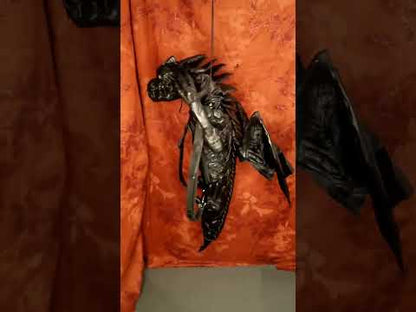 Dragon backpack with removable M-wings. Toddler Dragon Leather Bag. Option replacing of wings with crest or wear wings separately on straps.